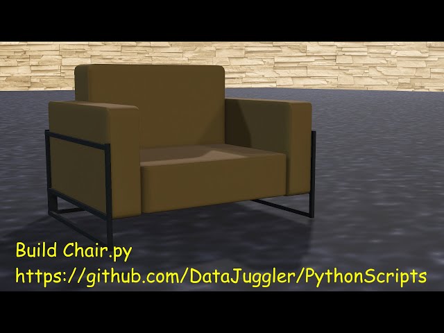 Free Build Chair Python Script for IClone