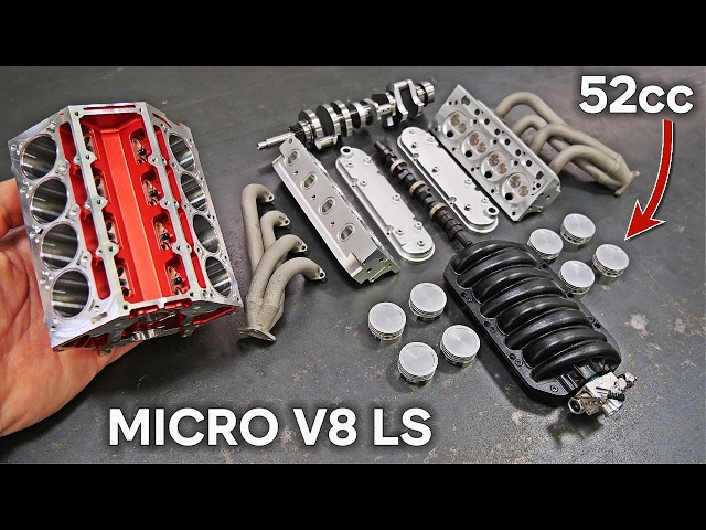 Miniature LS V8 Assembly & Run - AMAZING Sound!