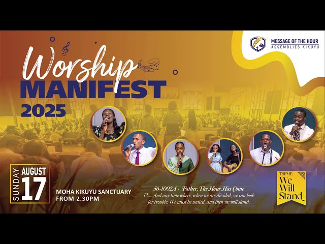 Worship Manifest "We Will Stand"  |  17th August 2025