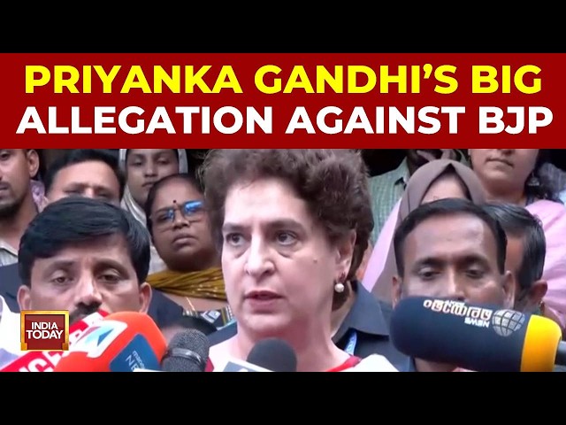 'Election Commission Had Full Support Of BJP Leadership': Cong's Priyanka Gandhi Lashes Out At BJP