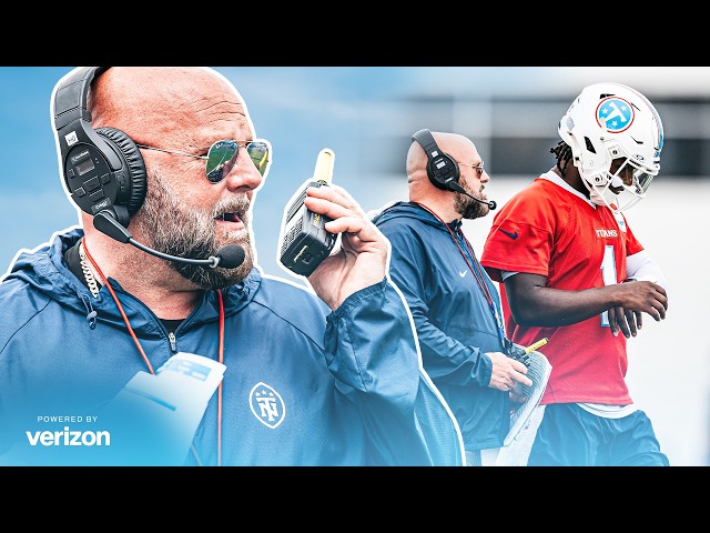Inside Practice with Brian Daboll | Tennessee Titans