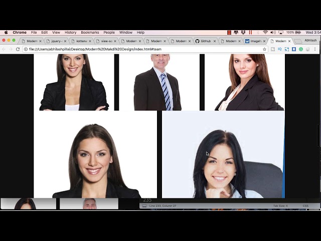 Modern Single Page Responsive Web Design Without Using Media Queries : Part 3