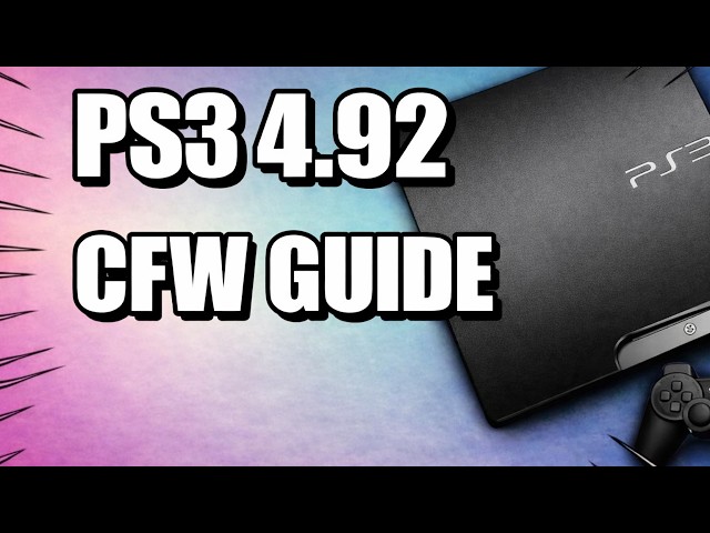 How To CFW A PS3 In 2026