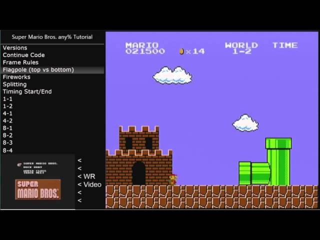 [Tutorial] Super Mario Bros. any%