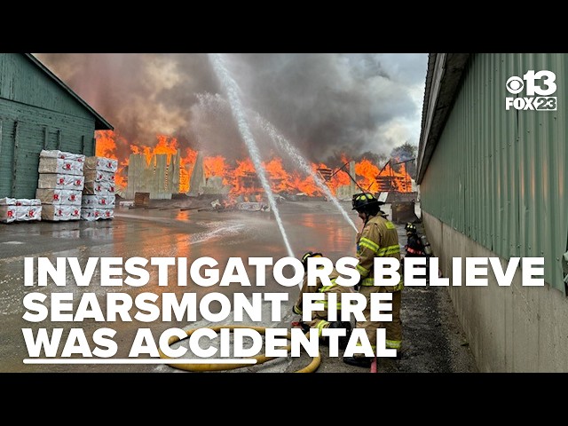 Maine State Fire Marshal's Office says fire, explosion in Searsmont considered accidental
