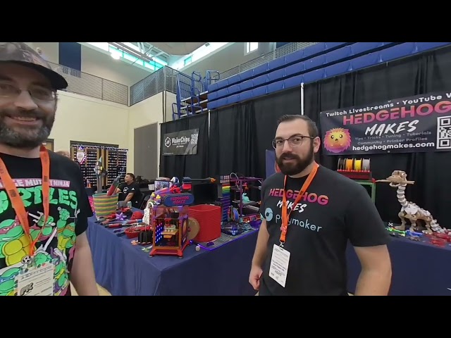 Zombie Hedgehog in 3D VR! Booth interview from 3D Printopia