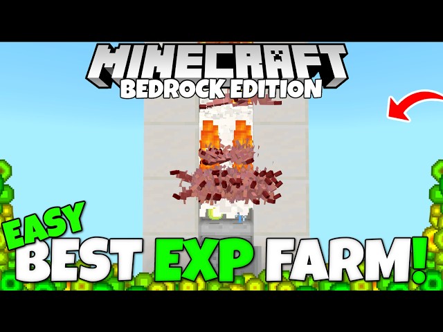 NEW BEST EXP FARM in Minecraft 100 Levels/40s! Minecraft Bedrock Silverfish Experience Farm Tutorial