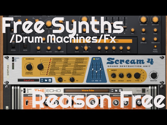 Free Synths/Drum Machines/Fx - Reason Free by Reason Studios (No Talking)