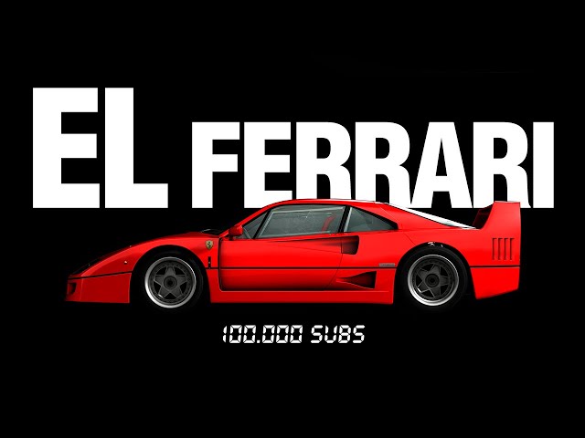 La HISTORIA del FERRARI F40: La CABRA de los CAVALLINOS | Especial 100k subs