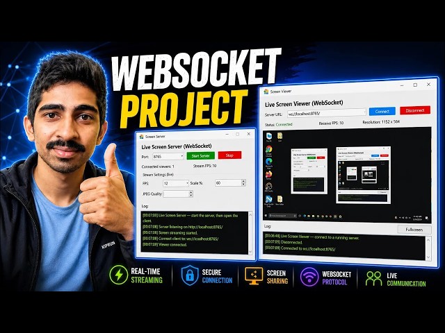 Websockets Explanation with Realtime Example