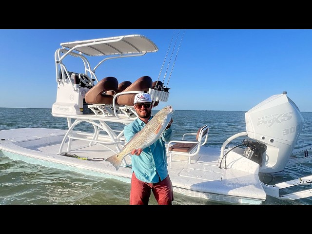 Wade Fishing For RED FISH {100+ Fish} Catch Clean Cook