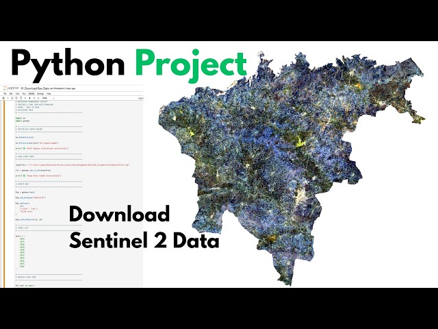 How to Download Sentinel-2 Satellite Data using Python | Google Earth Engine Tutorial