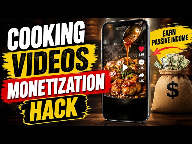 How To Make VIRAL Cooking Videos With AI FOR FREE! (No Camera Needed)