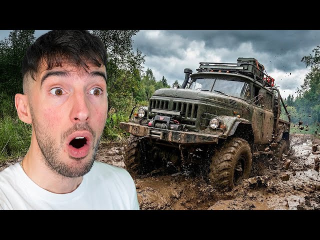 I'M TRYING THE MOST REALISTIC GAME IN THE WORLD!! SNOWRUNNER