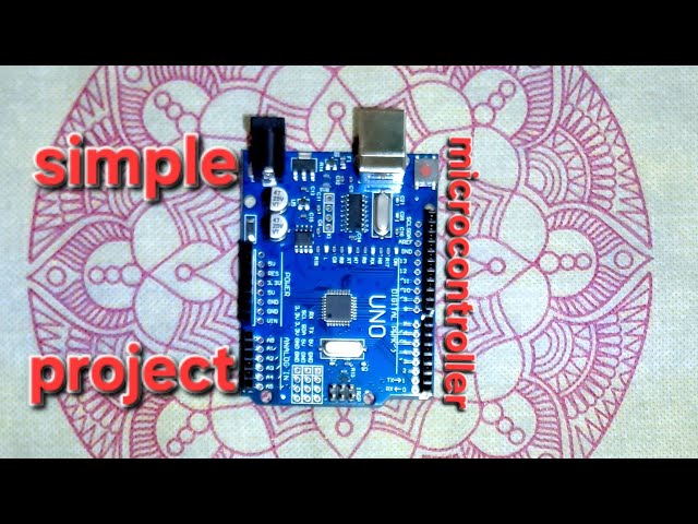 Microcontroller simple project with buzzer.