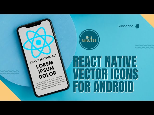 How to Add React Native Vector Icons in React Native CLI (for Android)