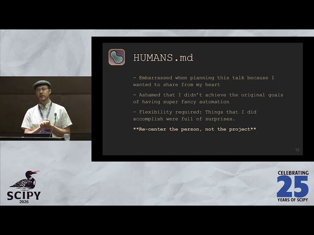 (Re)-connecting foundational libraries with their communities - Tim Monko | SciPy 2026
