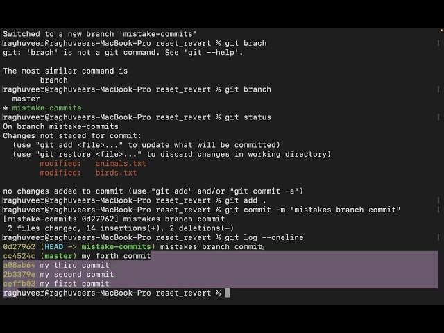 DevOps | GIT | Git Reset (Regular and Hard Reset) and Revert Lab in Telugu | ✆ WhatsApp (9885573740)