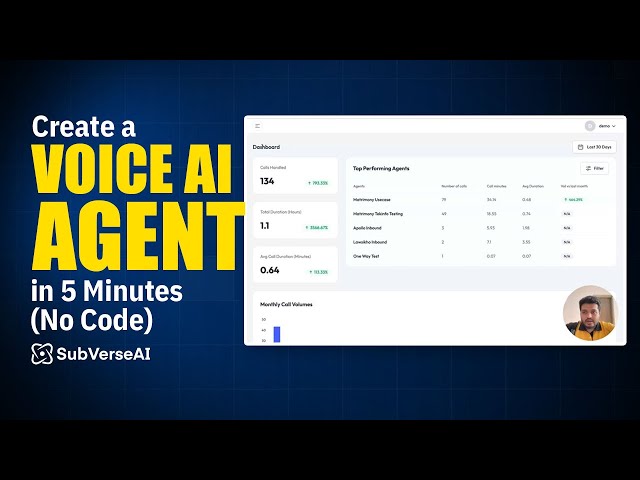 How to Create a Voice AI Agent in 5 Minutes | Subverse AI Tutorial (No-Code)