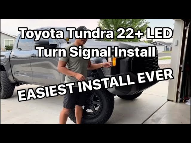 Easiest Install Ever! Upgrade Your Front Turn Signal Lights with Lasfit LED Bulbs: Toyota Tundra 22+
