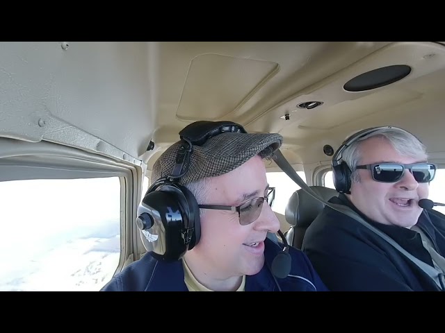 3D VLOG 180VR: Cessna Aircraft Session - In the Air!