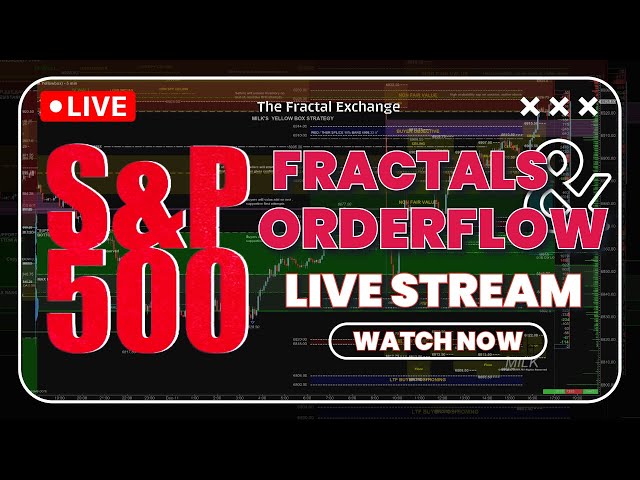 ES S&P 500 FRACTALS, VECTOR & ORDERFL0W STREAM  #futurestrading  #fractals #orderflow #motivewave