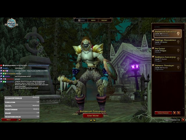🔥WoW Forever Beta | Lvl 30 Undead Prot Warrior | 100K Duel Tourney Prep?!🔥