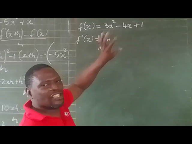 ✅ First Principles Differentiation Using Limits | Complete Grade 12 Tutorial