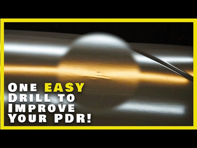 Beginner PDR Tutorial - Dent Repair Drill to Improve Your PDR Skills