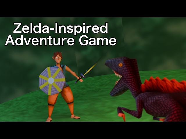 Zelda-Inspired Adventure Game Showcase