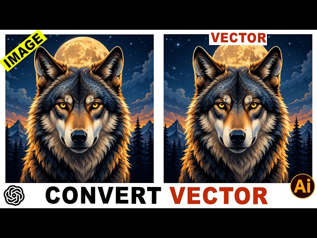 AI to Vector Magic! ✨ Turn Any AI Artwork into Clean Vector Graphics