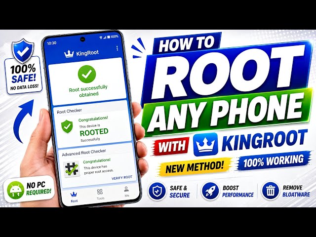 Root Any Phone With Kingroot | How To Root Any Phone in 2026 | KingRoot