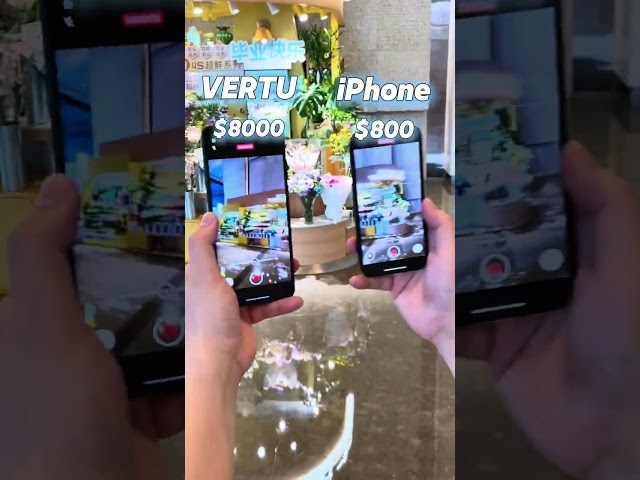 Stabilization test: VERTU vs iPhone — one’s luxury, one’s legend. Sorry Apple, this time… money did