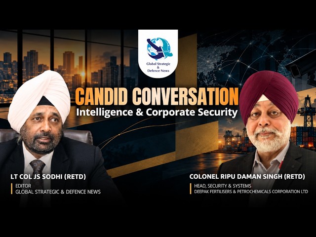 Colonel Ripu Daman Singh discusses "Intelligence and Corporate Security".