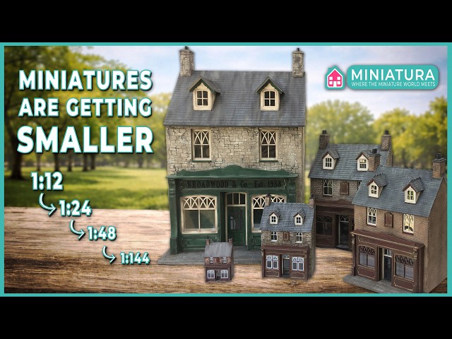 Miniatures Are Getting Smaller! Inside the World of 1:24, 1:48 & Even 1:144 Scale