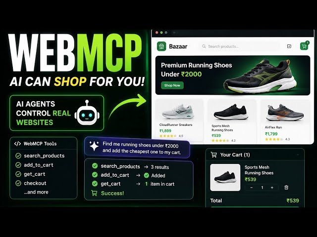 I Built an AI-Native E-Commerce Store with WebMCP 🤖🛒 | Bazaar | WebMCP Challenge
