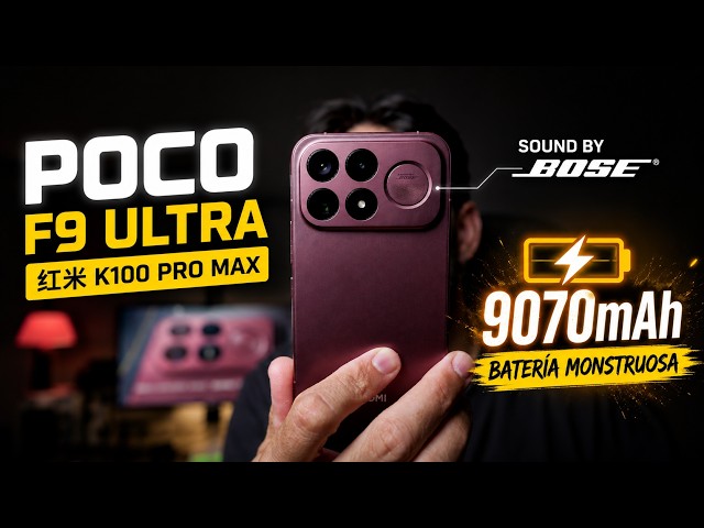 TENGO el INMINENTE POCO F9 ULTRA (versión china)… 🔥 VA A SER UN ÉXITO