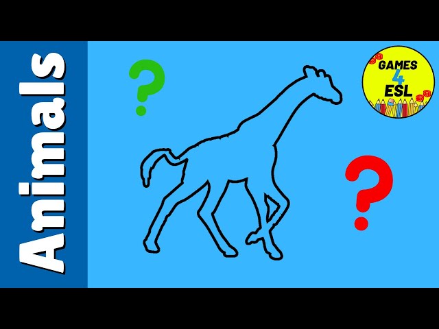 Animals Vocabulary Game | ESL Guessing Game For Kids