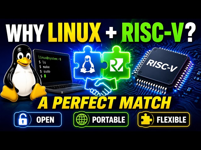 Why Linux and RISC-V Are a Perfect Match | Open ISA Meets Open Source  #linux #riscv #OpenSBI #QEMU