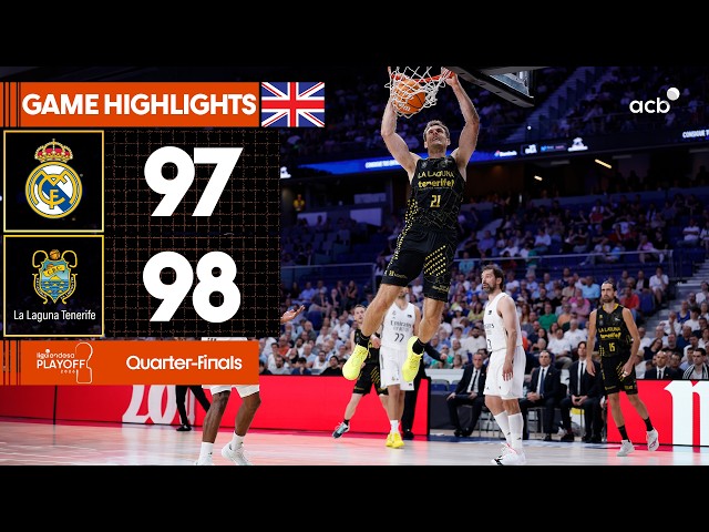 Real Madrid - La Laguna Tenerife (97-98) GAME HIGHLIGHTS | Playoff Liga Endesa