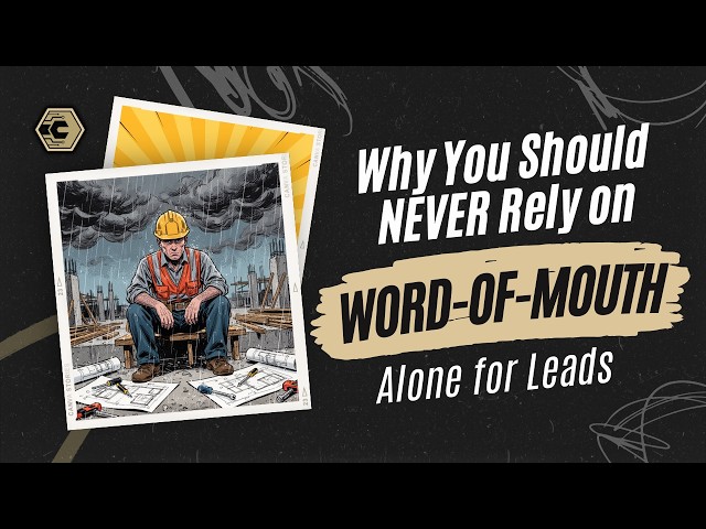 The Contractor Lead Generation Problem Nobody's Talking About