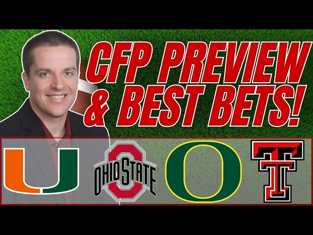 College Football Playoff BEST Bets! Miami vs Ohio State | Oregon vs Texas Tech