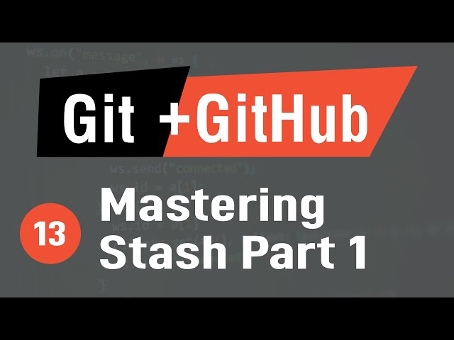 [Arabic] Learn Git & GitHub #13 - Mastering Stash Part 1