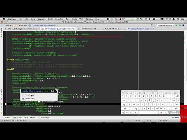 AppCode: Extract to Constant