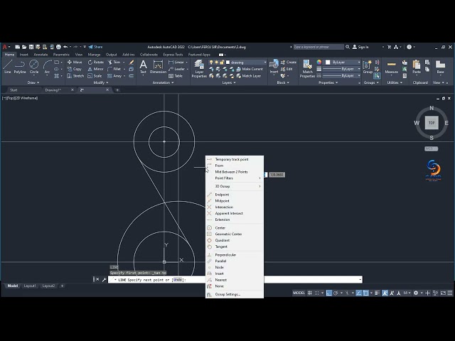AutoCAD 2D Drawing Practice Exercise | Beginner to Advanced | Step-by-Step AutoCAD Tutorial 5