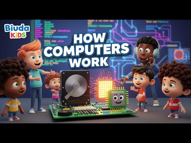 How Computers Work! 💡 | Biuda Kids Tech Explained!