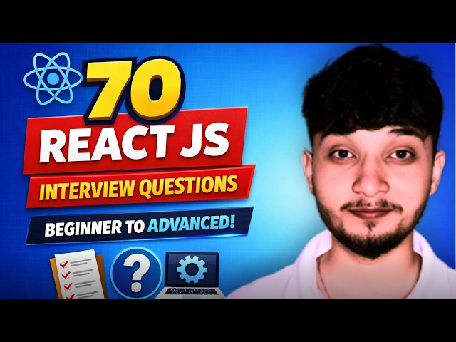 70 Most Asked React JS Interview Questions & Answers in 2026 (Beginner to Advanced)
