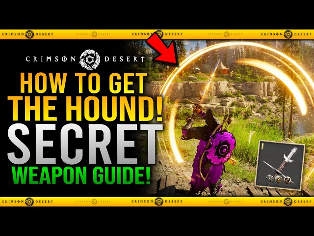 Crimson Desert - How To Get The Hound Greatsword - INSANE SECRET SWORD DISCOVERED!