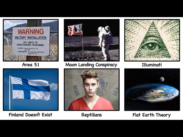 The Craziest Conspiracy Theories Explained in 8 Minutes