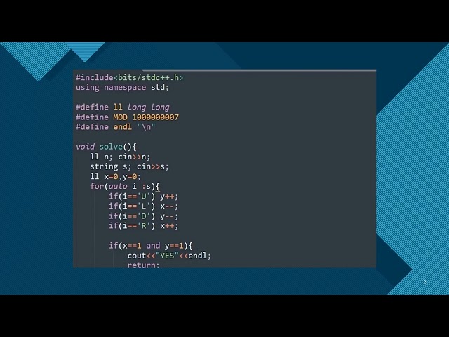 Following Directions Codeforces full solution in c++